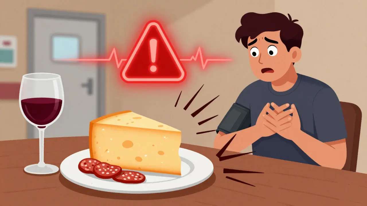 Aged Cheeses and Processed Meats: Dangerous Interactions with MAOI Medications