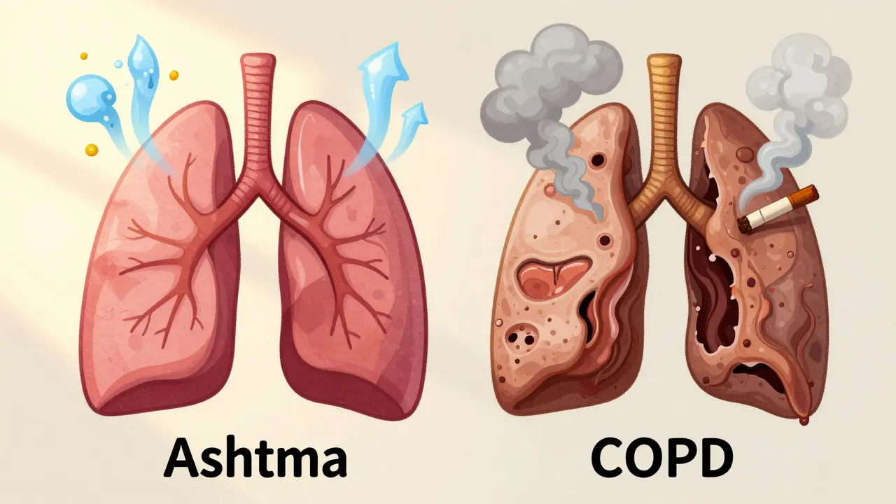 Asthma vs. COPD: Key Differences in Symptoms and Treatment