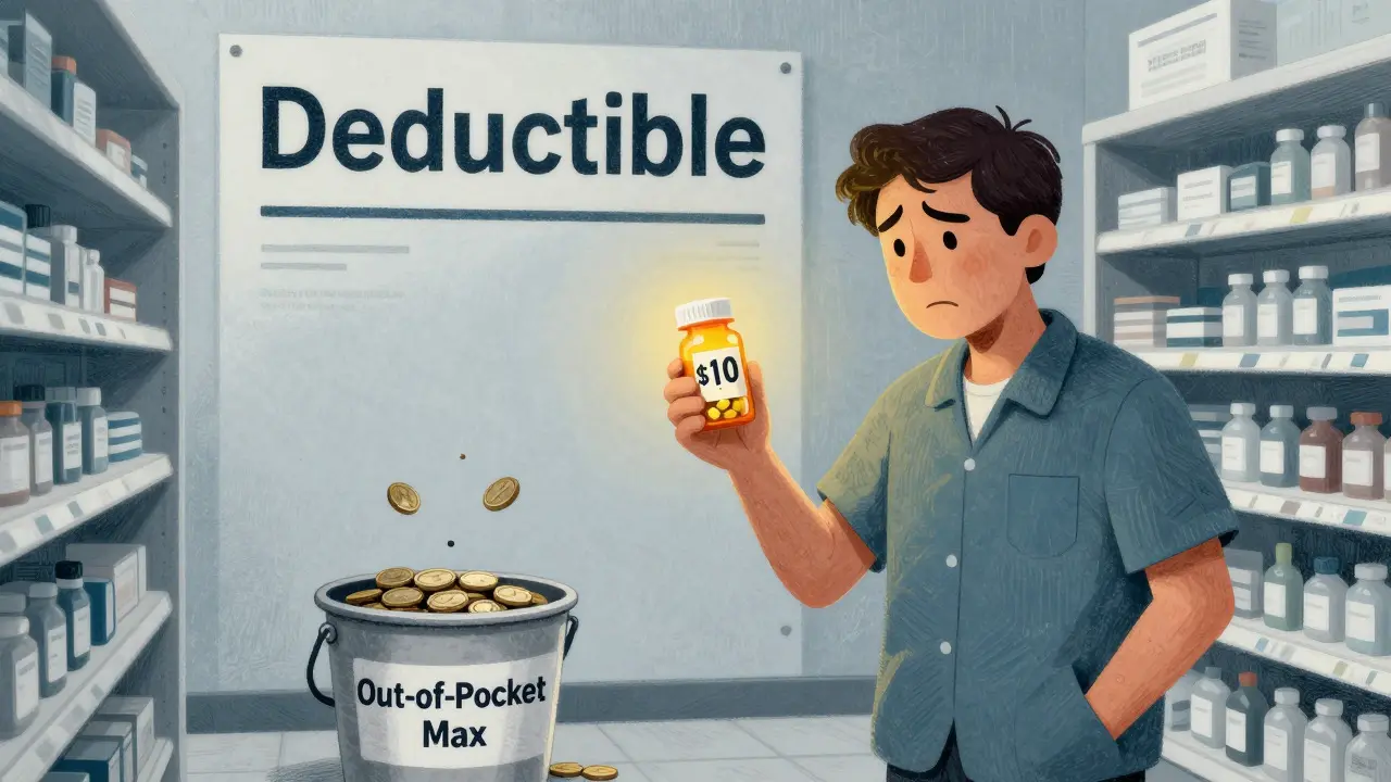 Out-of-pocket maximums: how generic copays count toward deductibles